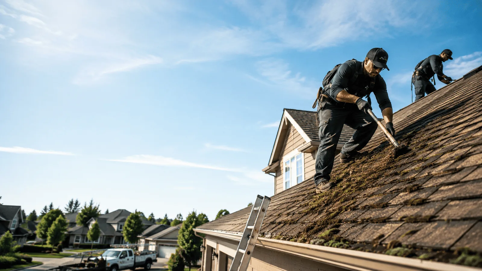 Roof Moss Removal in Hiram, OH near me